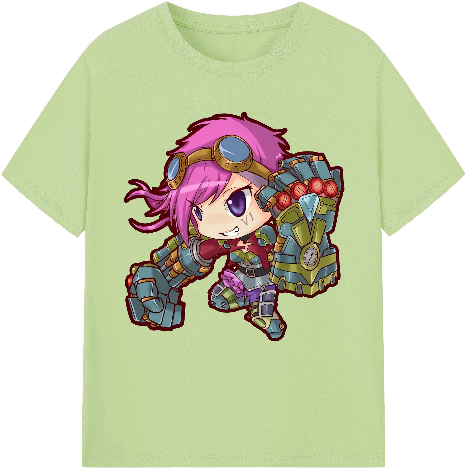 リーグ・オブ・レジェンド League of Legends LOL 綿100％半袖Tシャツ（フロントプリント）
